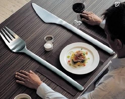 西餐餐具的正确使用 左叉右刀